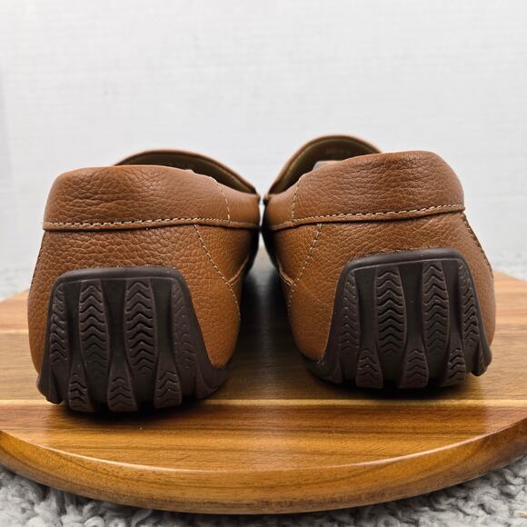 Sperry Top Sider Mens 12M Hampden Venetian Brown Leather Driving Moc Loafer - Picture 2 of 13